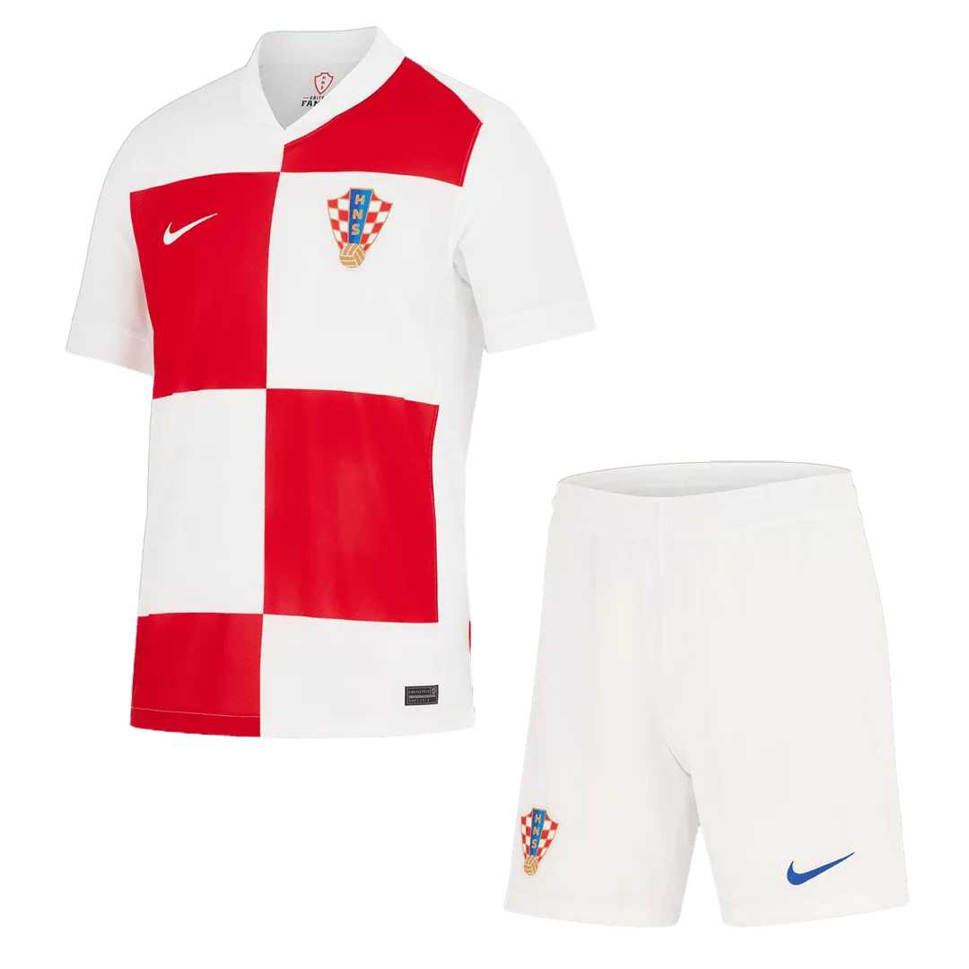 Croatia Football Kit (Shirt+Shorts) Home Euro 2024