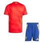 Spain Football Kit (Shirt+Shorts) Home Euro 2024 - bestfootballkits