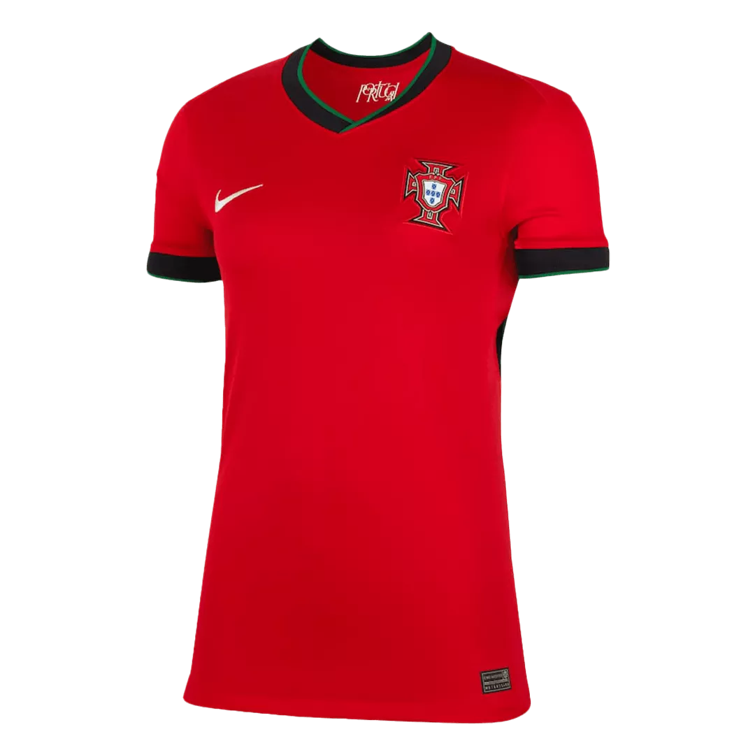 Women's Portugal Euro Football Shirt Home Euro 2024