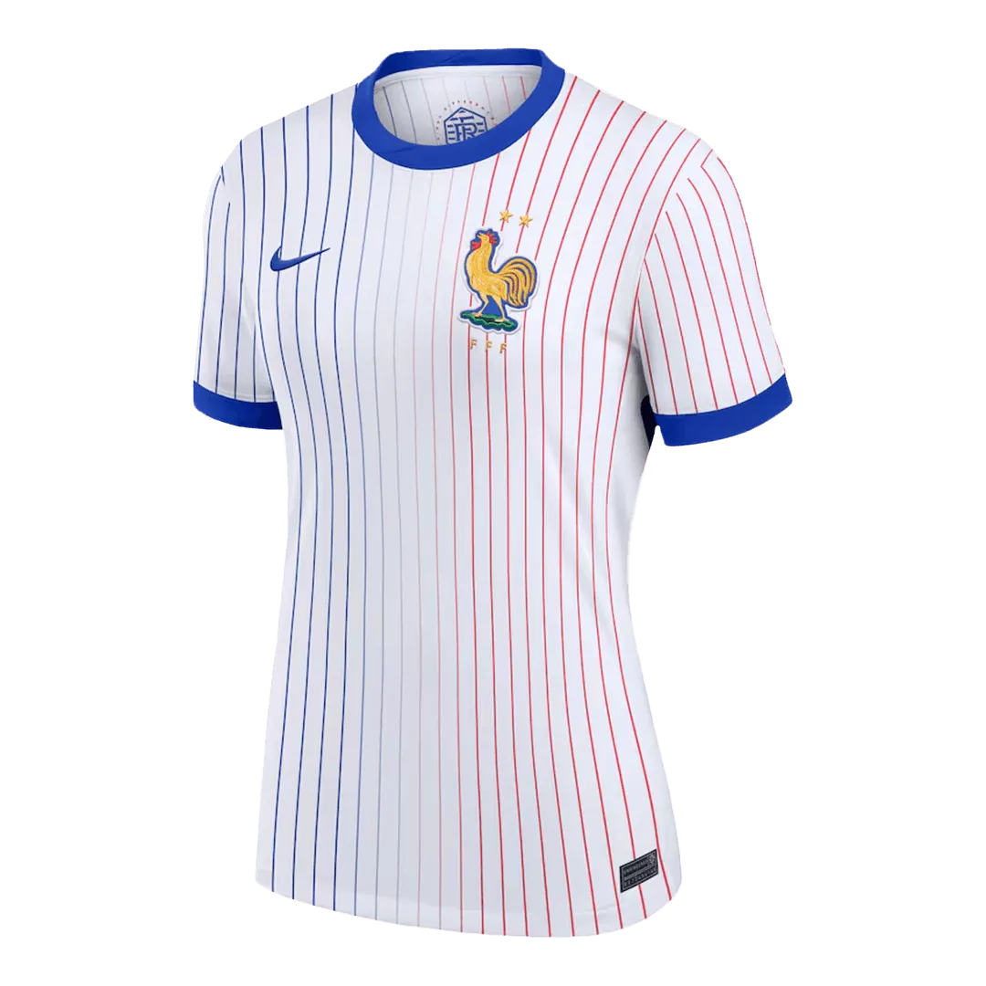 Women's France Euro Football Shirt Away Euro 2024