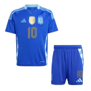 MESSI #10 Argentina Football Mini Kit (Shirt+Shorts) Away Copa America 2024 - bestfootballkits