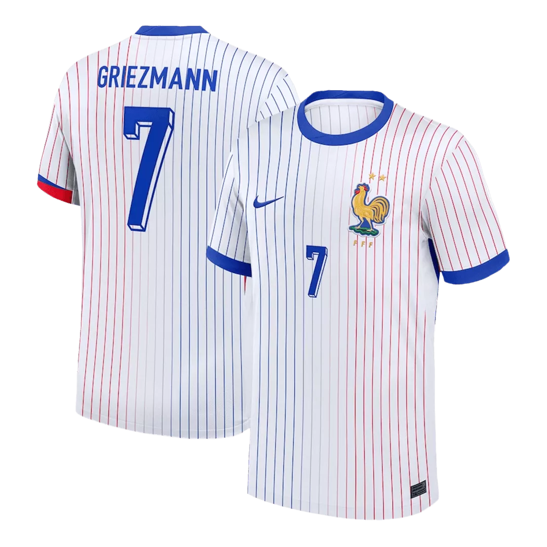 GRIEZMANN #7 France Euro Football Shirt Away Euro 2024