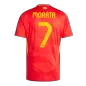 MORATA #7 Spain Euro Football Shirt Home Euro 2024 - bestfootballkits