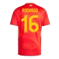 RODRIGO #16 Spain Euro Football Shirt Home Euro 2024 - bestfootballkits