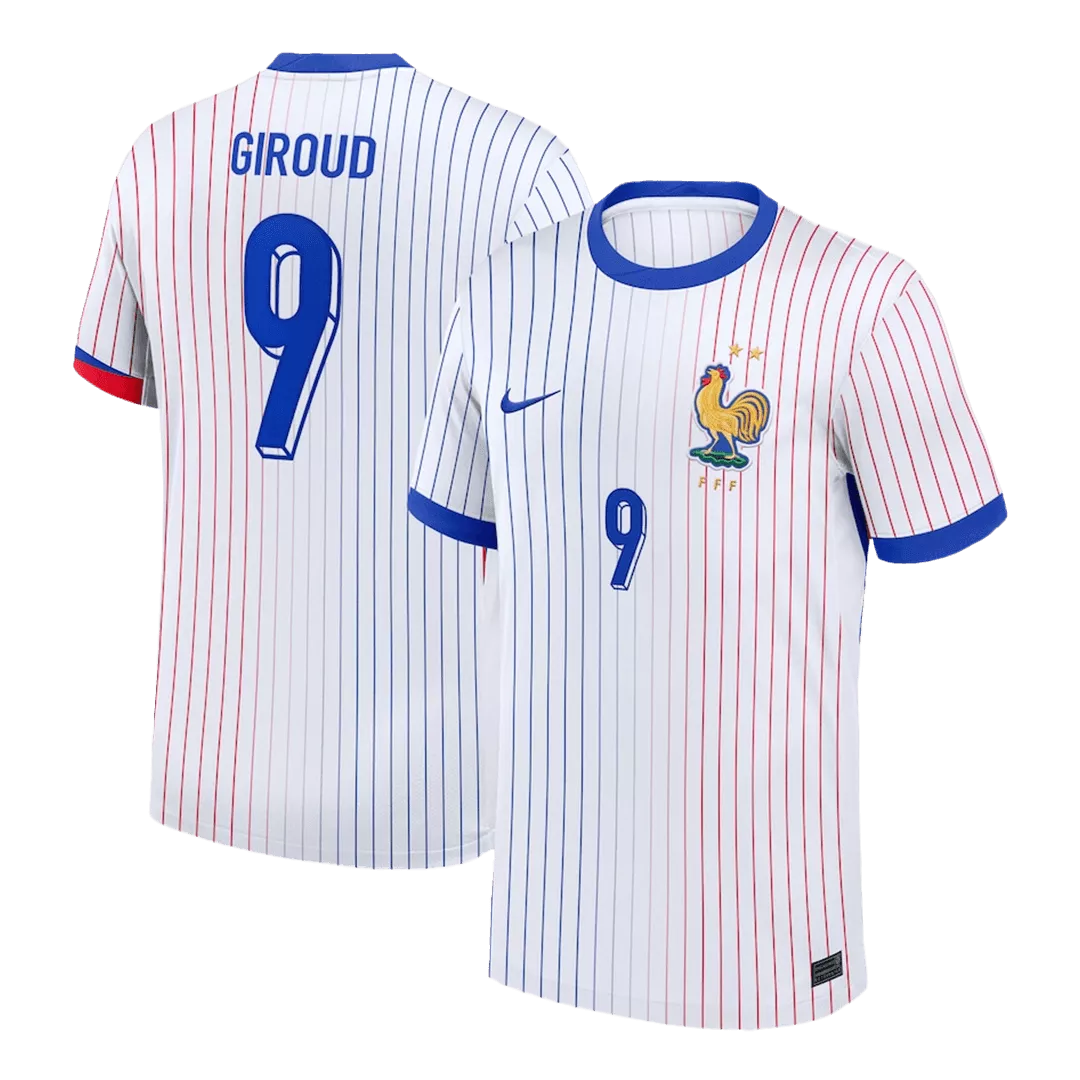 GIROUD #9 France Euro Football Shirt Away Euro 2024