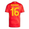 RODRIGO #16 Spain Euro Football Shirt Home Euro 2024 - bestfootballkits