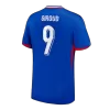 GIROUD #9 France Shirt Home Euro 2024 - bestfootballkits