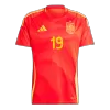 LAMINE YAMAL #19 Spain Euro Football Shirt Home Euro 2024 - bestfootballkits