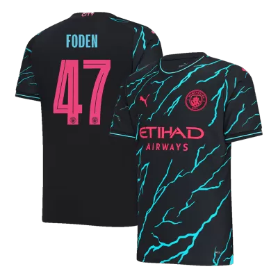 FODEN #47 Manchester City Football Shirt Third Away 2023/24 - UCL - bestfootballkits