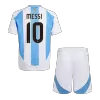 MESSI #10 Argentina Football Mini Kit (Shirt+Shorts) Home 2024 - bestfootballkits