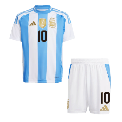 MESSI #10 Argentina Football Mini Kit (Shirt+Shorts) Home 2024 - bestfootballkits