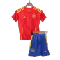 Kid's Spain Euro Football Shirt Home Euro 2024 - bestfootballkits