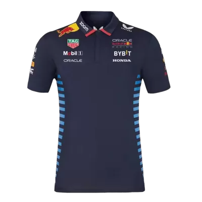 Red Bull F1 Racing Team Polo 2024 - Navy - bestfootballkits