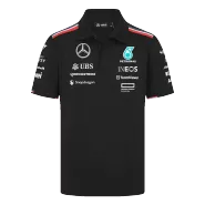 Mercedes AMG Petronas F1 Racing Team Polo Black 2024 - bestfootballkits