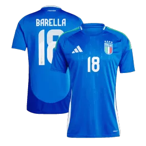 BARELLA #18 Italy Euro Football Shirt Home Euro 2024 - bestfootballkits