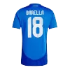 BARELLA #18 Italy Shirt Home Euro 2024 - bestfootballkits