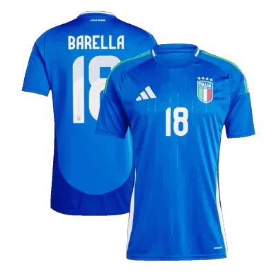 BARELLA #18 Italy Shirt Home Euro 2024 - bestfootballkits