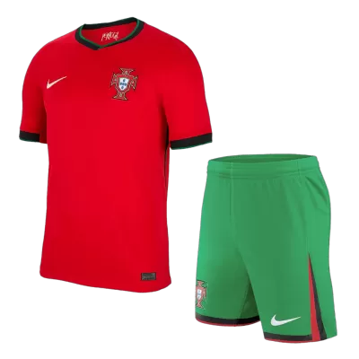 Portugal Football Kit (Shirt+Shorts) Home Euro 2024 - bestfootballkits