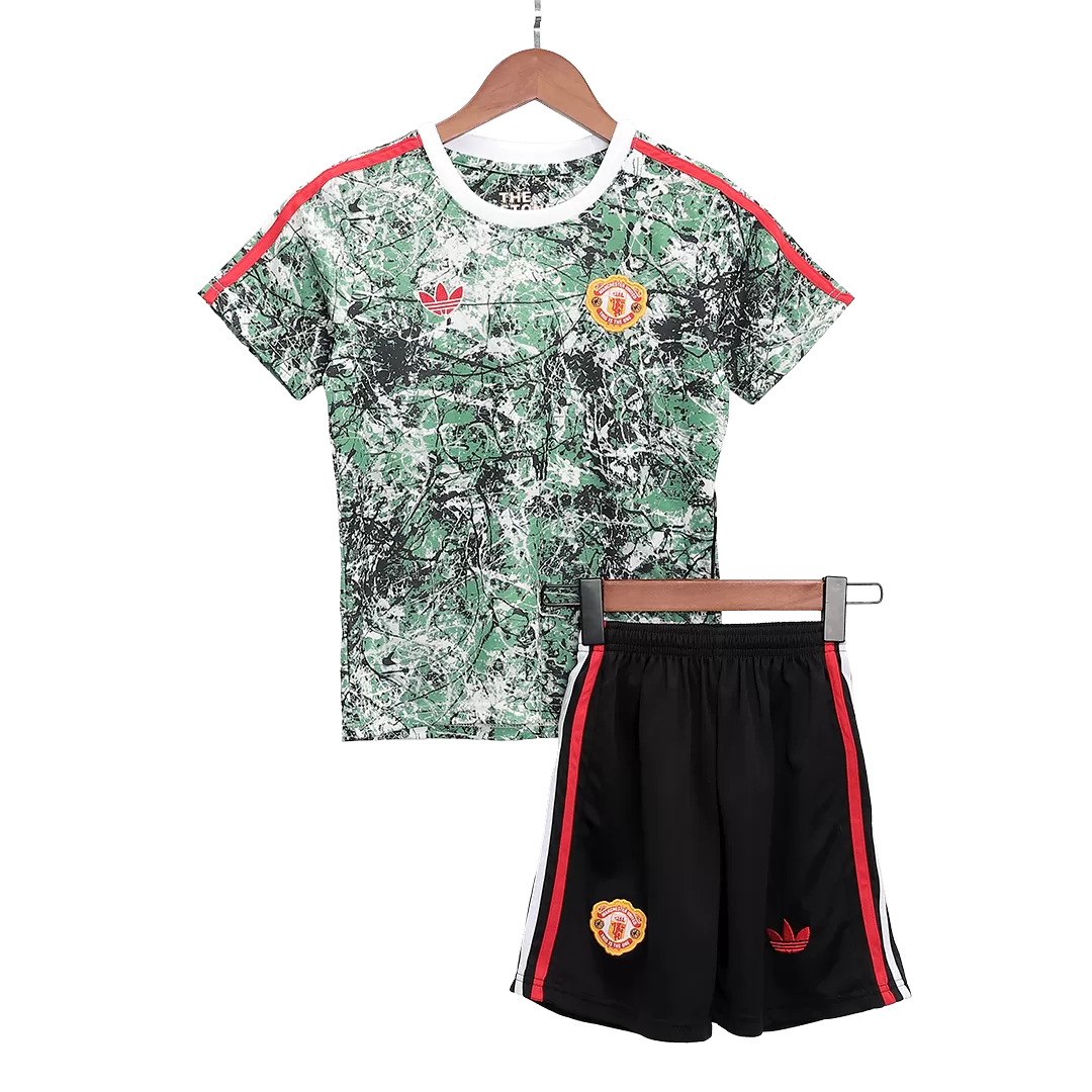 Manchester United x Stone Roses Football Mini Kit (Shirt+Shorts) 2023/24