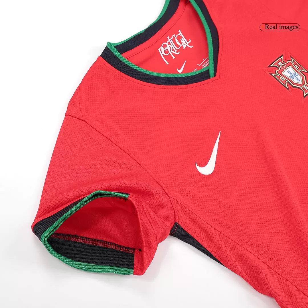 Women's Portugal Euro Football Shirt Home Euro 2024 - bestfootballkits