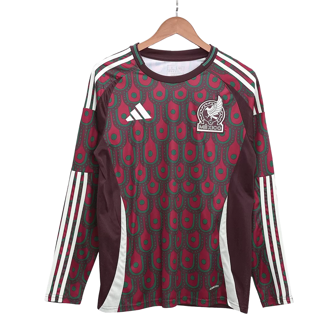 Mexico Long Sleeve Football Shirt Home Copa America 2024 - bestfootballkits