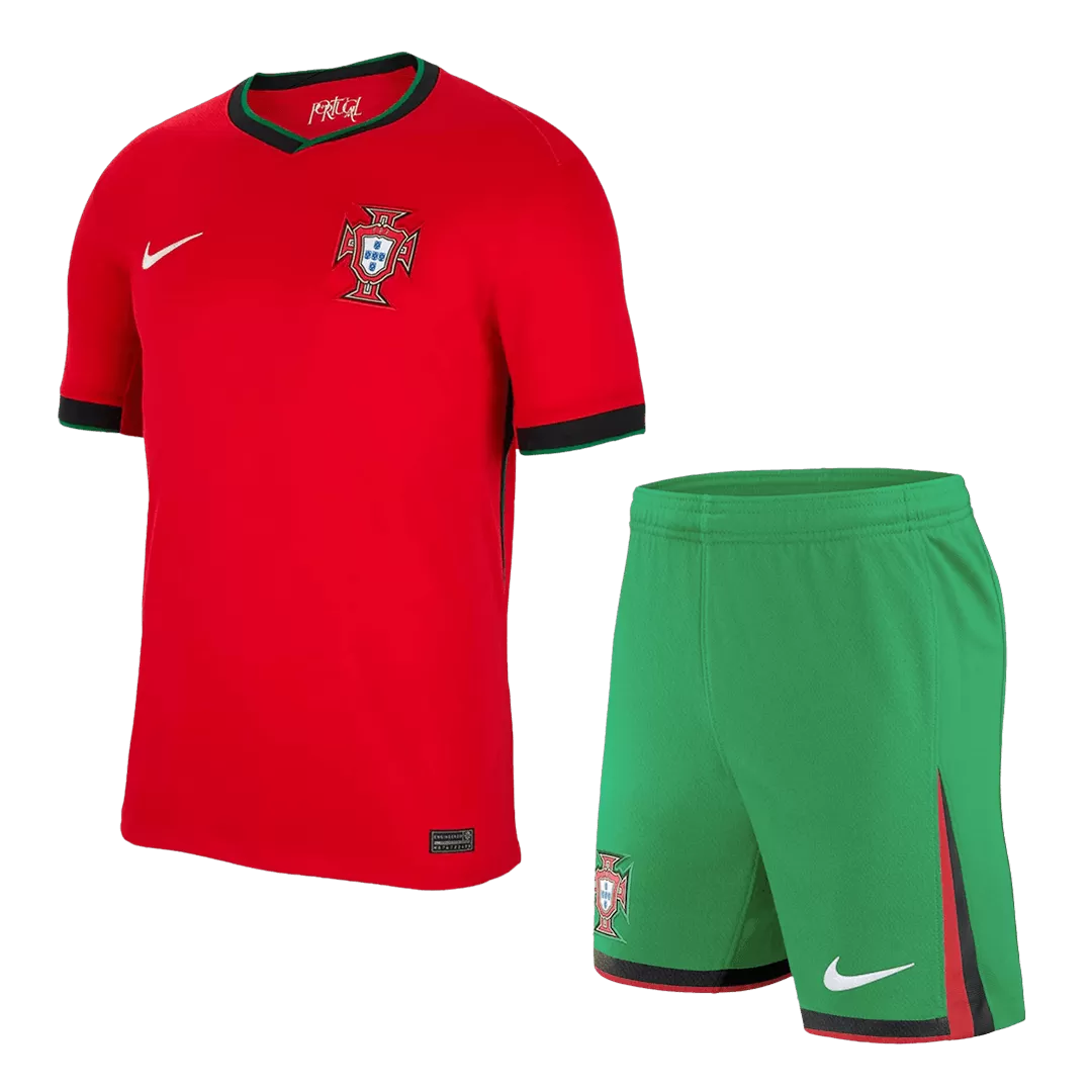 Portugal Football Kit (Shirt+Shorts) Home Euro 2024