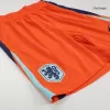 Netherlands Football Shorts Home Euro 2024 - bestfootballkits