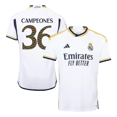 CAMPEONES #36 Real Madrid Shirt Home 2023/24 - bestfootballkits