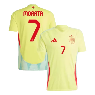 MORATA #7 Spain Euro Football Shirt Away Euro 2024 - bestfootballkits