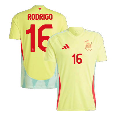 RODRIGO #16 Spain Euro Football Shirt Away Euro 2024 - bestfootballkits