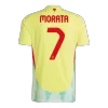 MORATA #7 Spain Euro Football Shirt Away Euro 2024 - bestfootballkits