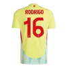 RODRIGO #16 Spain Euro Football Shirt Away Euro 2024 - bestfootballkits