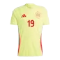 LAMINE YAMAL #19 Spain Euro Football Shirt Away Euro 2024 - bestfootballkits