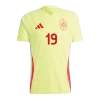 LAMINE YAMAL #19 Spain Euro Football Shirt Away Euro 2024 - bestfootballkits