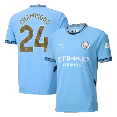 CHAMPIONS #24 Manchester City Shirt Home 2024/25 - bestfootballkits