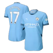 Authentic DE BRUYNE #17 Manchester City Shirt Home 2024/25 - bestfootballkits