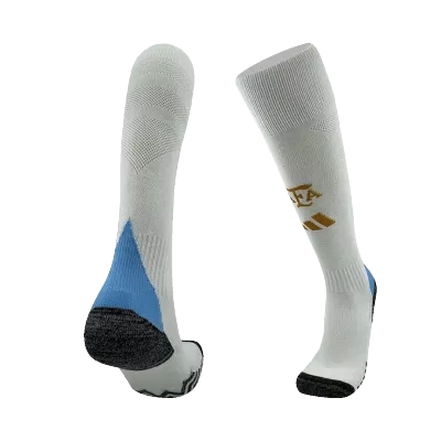 Kid's Argentina Football Socks Home 2024 - bestfootballkits