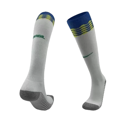 Kid's Brazil Football Socks Home 2024 - bestfootballkits