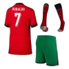 RONALDO #7 Portugal Mini Kit Home Euro 2024 - bestfootballkits