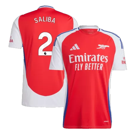 SALIBA #2 Arsenal Shirt Home 2024/25 - bestfootballkits