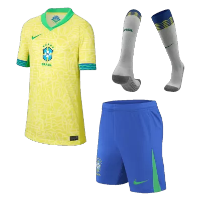 Brazil Mini Kit Home Copa America 2024 - bestfootballkits