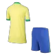 Brazil Football Mini Kit (Shirt+Shorts) Home 2024 - bestfootballkits