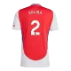 SALIBA #2 Arsenal Shirt Home 2024/25 - bestfootballkits