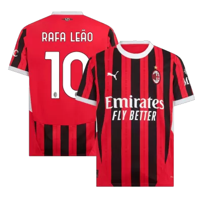 RAFA LEÃO #10 AC Milan Home Soccer Jersey 2024/25 - bestfootballkits