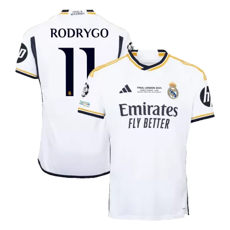 RODRYGO #11 Real Madrid Shirt Home 2023/24 - UCL FINAL - bestfootballkits