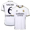 Authentic NACHO #6 CHAMPIONS Real Madrid Shirt Home 2023/24 - bestfootballkits