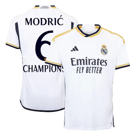MODRIĆ #6 CHAMPIONS Real Madrid Shirt Home 2023/24 - bestfootballkits