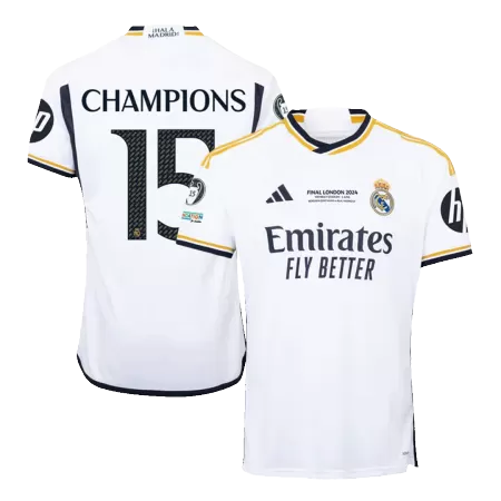 CHAMPIONS #15 Real Madrid Shirt Home 2023/24 - UCL FINAL - bestfootballkits