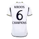 Authentic KROOS #6 CHAMPIONS Real Madrid Shirt Home 2023/24 - bestfootballkits