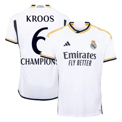 KROOS #6 CHAMPIONS Real Madrid Shirt Home 2023/24 - bestfootballkits